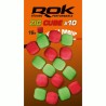ZIG CUBE MIX taille10 - RED + GREEN 