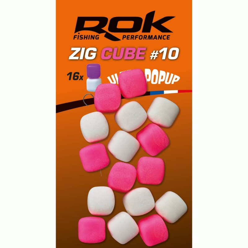 ZIG CUBE MIX taille10 - PINK + WHITE 