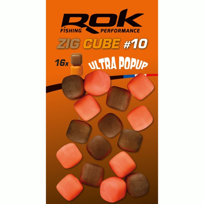 ZIG CUBE MIX taille10 - BROWN + ORANGE 