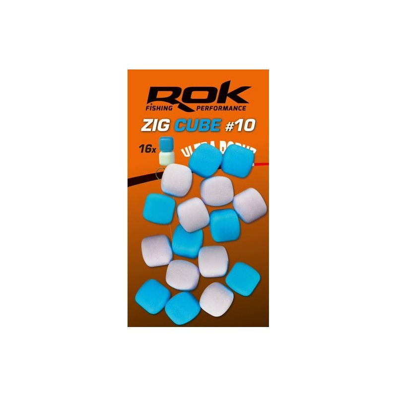 ZIG CUBE MIX taille12 - WHITE + BLUE 