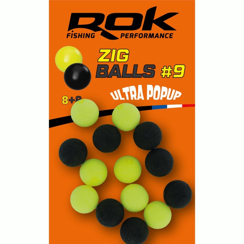 ZIG BALL taille9 - YELLOW+BLACK 