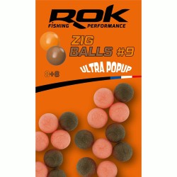 ZIG BALL taille9 - ORANGE+BROWN 