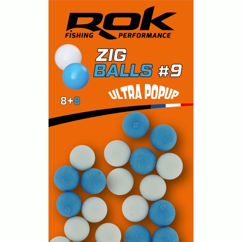 ZIG BALL taille9 - WHITE+BLUE 