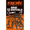 RING SWIVELS taille8 - EMERILLON ANNEAU LIBRE 