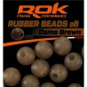 RUBBER BEADS Ø8 CAMO BROWN - PERLES SOFTS Ø8 CAMO MARRON 