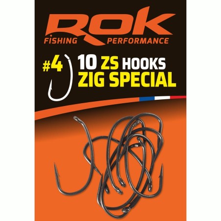ZS taille4 - ZIG SPECIAL HOOKS taille4 - ZS - HAMECONS ZIG taille4 