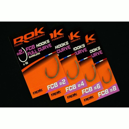 FCB taille2 - BARBLESS FULL CURVE HOOKS taille2 - HAMECONS BARBLESS FULL CURVE taille 