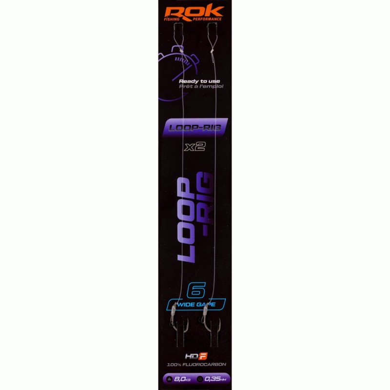 LOOP-RIG WG taille6 - 2X PACK / LOT DE 2X MONTAGES LOOP-RIG WIDE GAPE taille6 