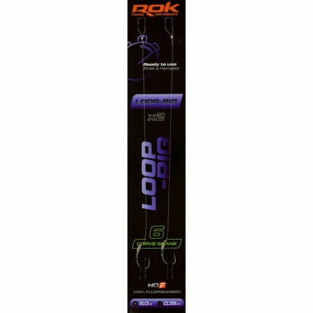 LOOP-RIG CS taille6 - 2X PACK / LOT DE 2X MONTAGES LOOP-RIG CURVE SHANK taille6 