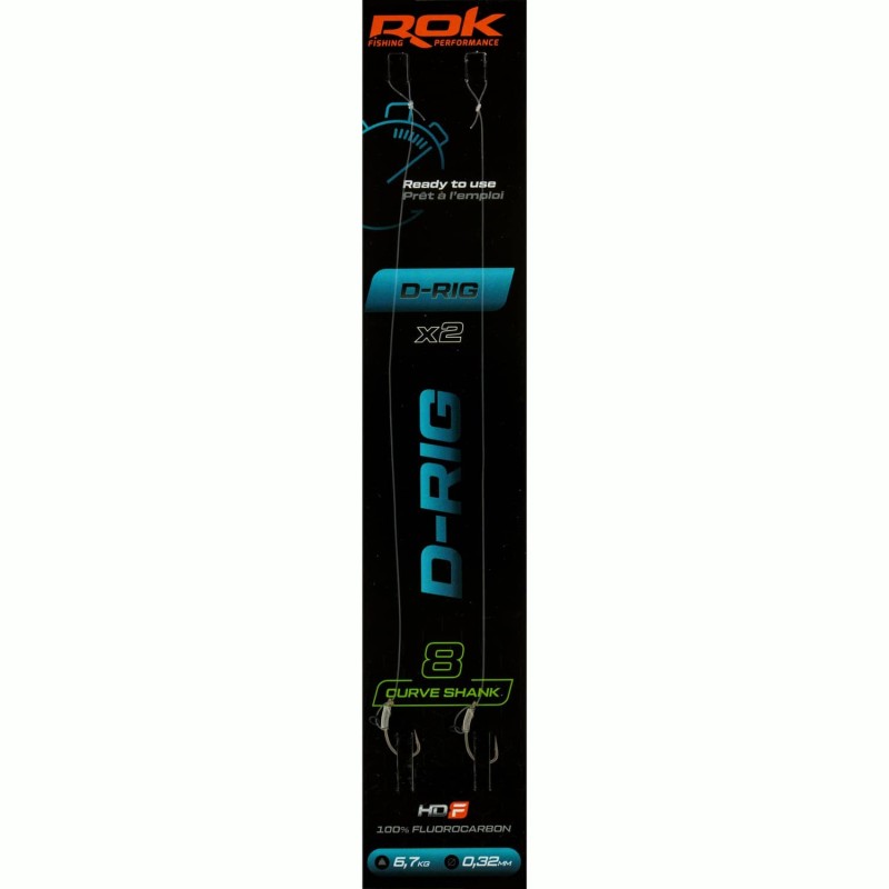D-RIG CS taille6 - 2X PACK / LOT DE 2X MONTAGES D-RIG CURVE SHANK taille6 
