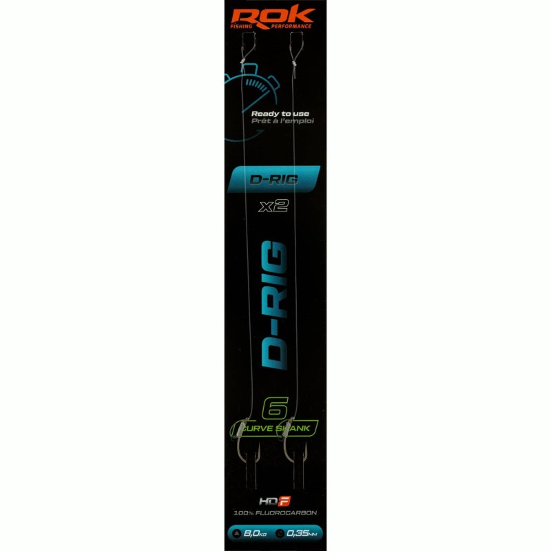 D-RIG CS taille4 - 2X PACK / LOT DE 2X MONTAGES D-RIG CURVE SHANK taille4 