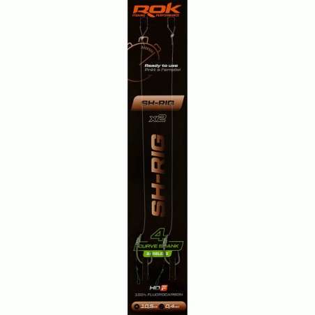 SH-RIG CSB taille4 - 2X PACK / LOT DE 2X MONTAGES SH-RIG CURVE SHANK BARBLE 