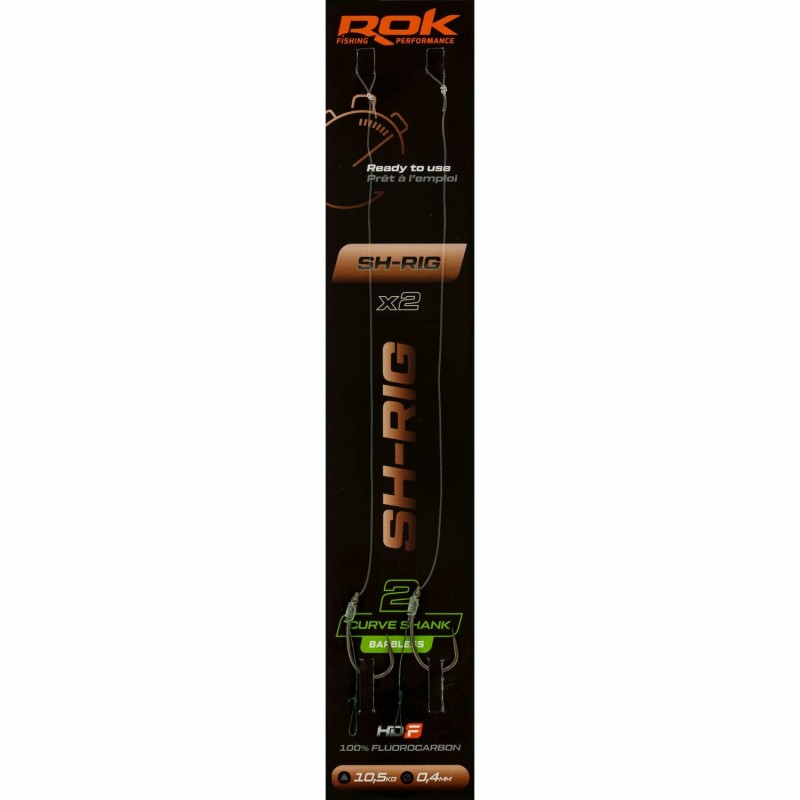 SH-RIG CSB taille2 - 2X PACK / LOT DE 2X MONTAGES SH-RIG CURVE SHANK BARBLE 