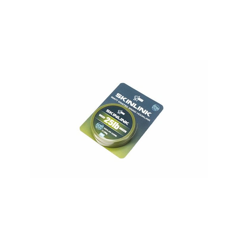 SKINLINK SEMI STIFF 25LB WEED 10M NASH 