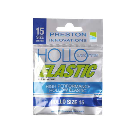 HOLLO ELASTIC - SIZE 15H - DARK BLUE PRESTON INNOVATIONS 