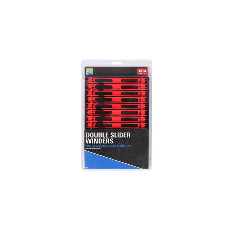 DOUBLE SLIDER WINDERS 18CM IN A BOX PRESTON INNOVATIONS 