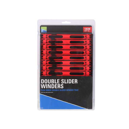 DOUBLE SLIDER WINDERS 18CM IN A BOX PRESTON INNOVATIONS 