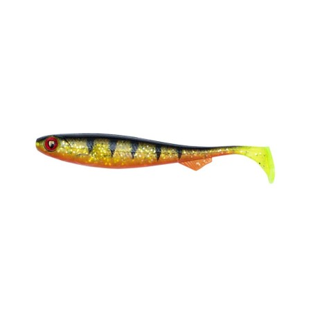 SLICK SHAD ULTRA UV 9CM  / 3.5" X 50PC - PERCH FOX RAGE