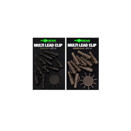 LEAD CLIP PIN GRAVEL/CLAY KORDA 