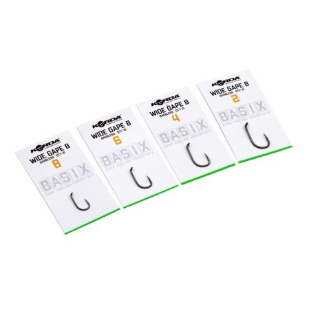 Basix Wide Gape Barbless 2 KORDA 