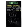 SIZE 8 FLEXI RING SWIVEL KORDA 