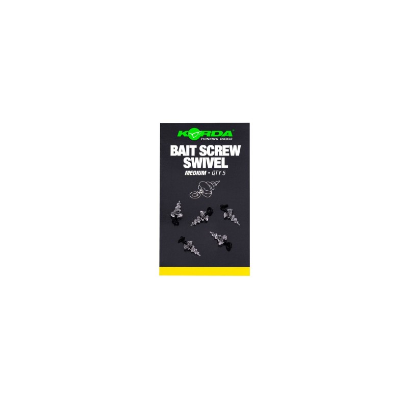 MICRO RING SWIVEL BAIT SCREW MEDIUM (5 PCS) KORDA 