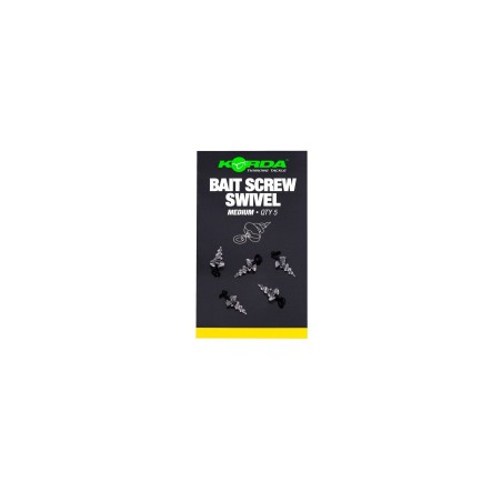 MICRO RING SWIVEL BAIT SCREW MEDIUM (5 PCS) KORDA 