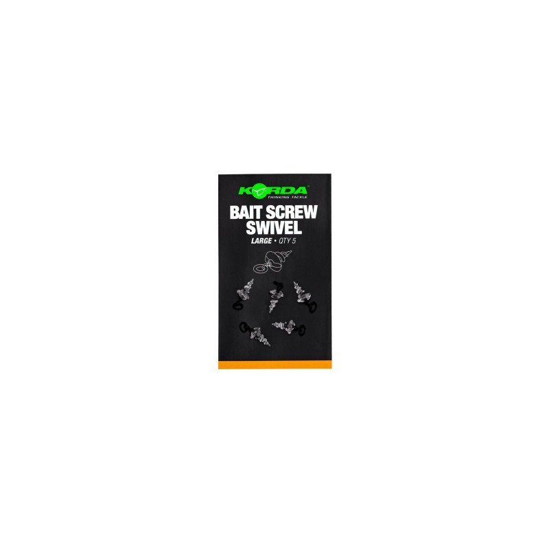 MICRO RING SWIVEL BAIT SCREW LARGE (5PCS) KORDA 