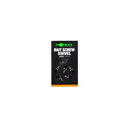 MICRO RING SWIVEL BAIT SCREW LARGE (5PCS) KORDA 