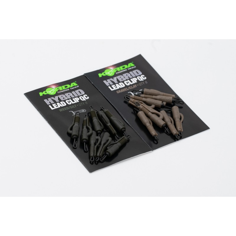 QC HYBRID LEAD CLIP Weed / Silt KORDA 