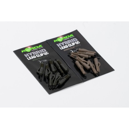 QC HYBRID LEAD CLIP Weed / Silt KORDA 