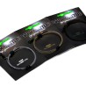 Dark Matter Leader 50 cm Ring Swivel Weed KORDA 