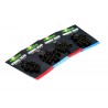 4MM RUBBER BEAD GREEN KORDA 