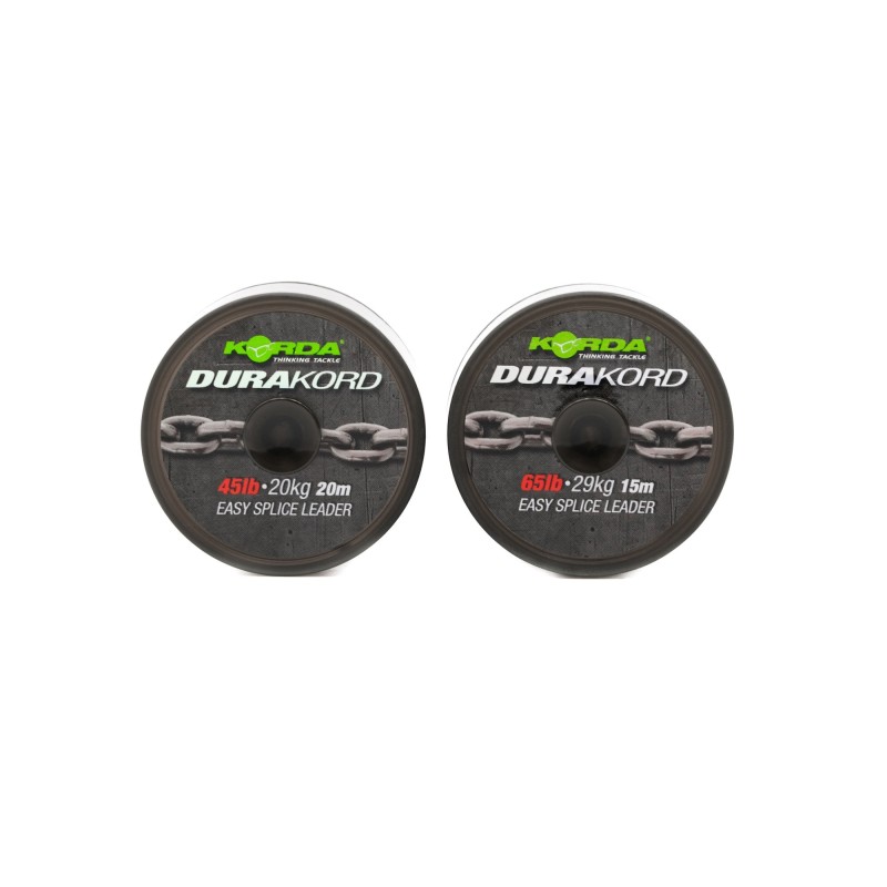 DURA-KORD DYNEEMA SPLICEABLE LEADER 45LBS KORDA 