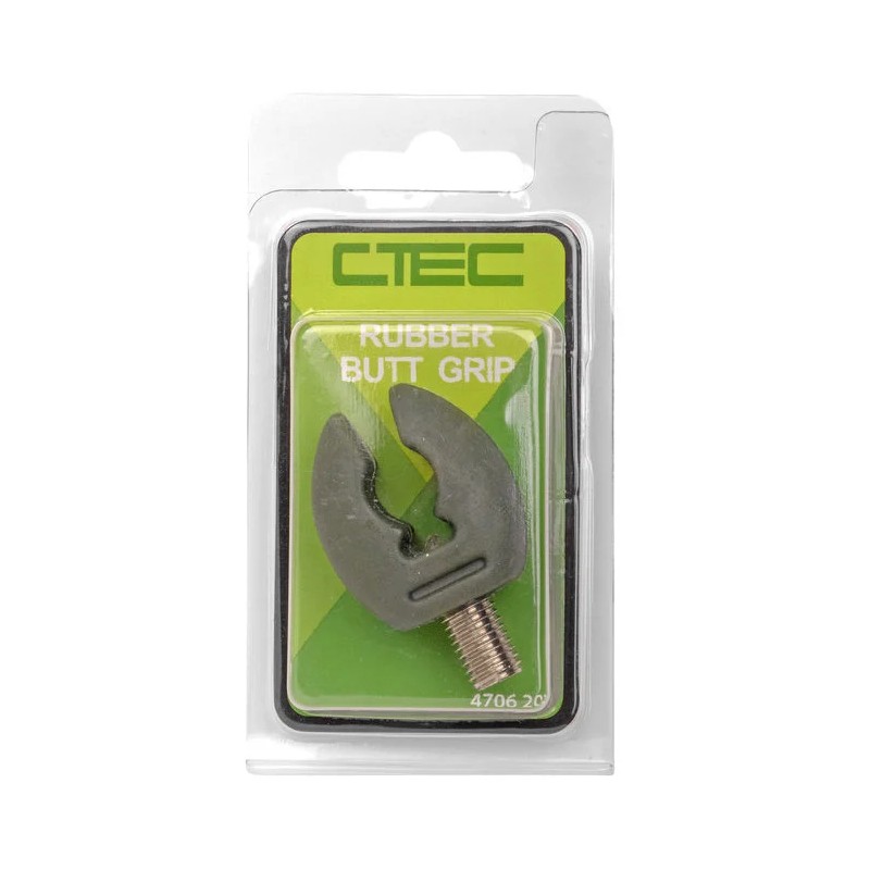 RUBBER BUTT GRIP C-TEC CARP