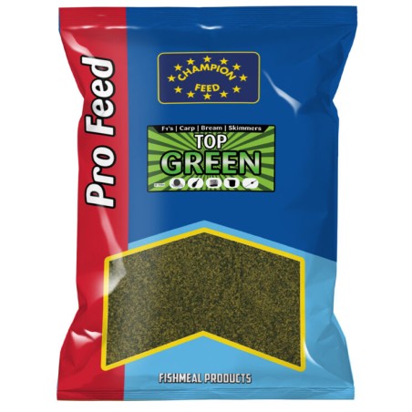 GROUNDBAITS TOP GREEN 2 KG CHAMPION FEED