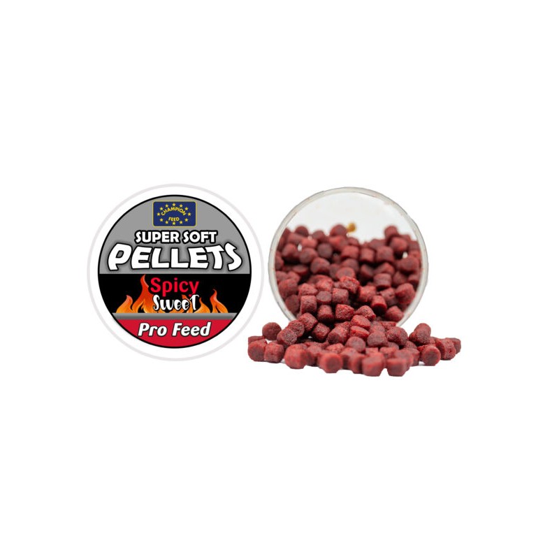 SUPER SOFT PELLETS 6MM SPICY SWEET 100 GR CHAMPION FEED