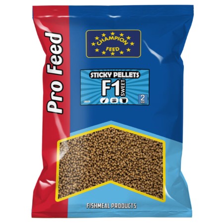STICKY PELLETS 2MM F1 SWEET 650 GR CHAMPION FEED