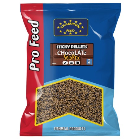 STICKY PELLETS 2MM CHOCOLAT SCOPEX 650 GR CHAMPION FEED