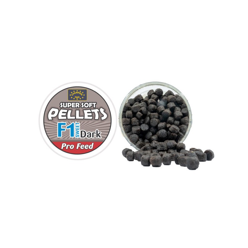 SUPER SOFT PELLETS 6MM F1 SWEET DARK 100 GR **NEW 2024**