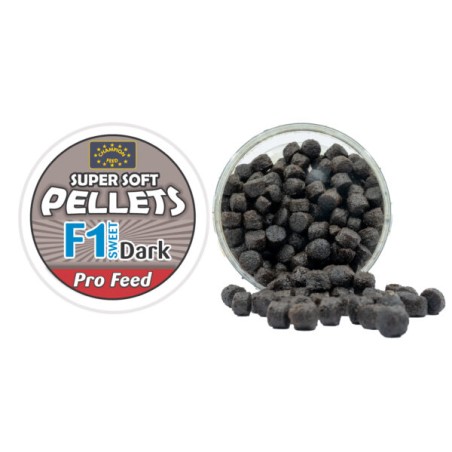 SUPER SOFT PELLETS 6MM F1 SWEET DARK 100 GR **NEW 2024**
