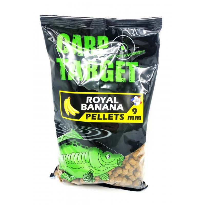 CARP TARGET - PELLETS - 700GR - 9MM - ROYAL BANANA