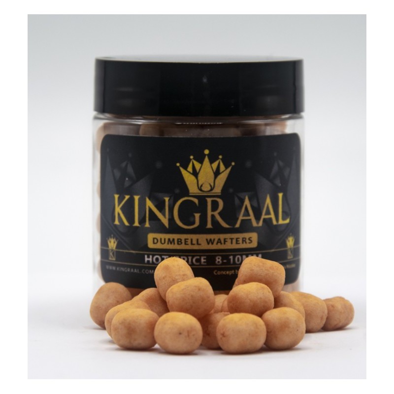 MINI WAFTER DUMBELL HOT SPICE ( NEW 2024 ) MIX 8/9/10 MM 40GR KINGRAAL