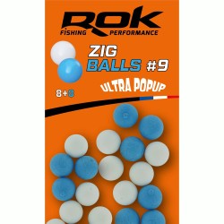ZIG BALL _9 - WHITE+BLUE 
