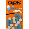 ZIG BALL _9 - WHITE+BLUE 