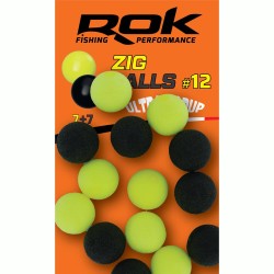 ZIG BALL _12 - YELLOW+BLACK 