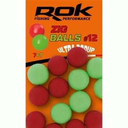 ZIG BALL _12 - RED+GREEN 