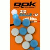 ZIG BALL _12 - WHITE+BLUE 