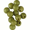 RUBBER BEADS Ø6 GREEN - PERLES SOFTS Ø6 VERT 