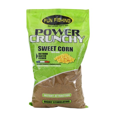AMORCE POWER CRUNCHY - SAC 2KG - SWEET CORN - JAUNE 